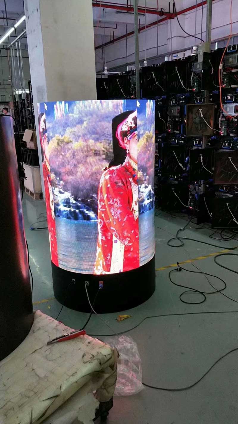 圓柱型<a href=http://m.zhushasp.com target=_blank class=infotextkey>led顯示屏</a>